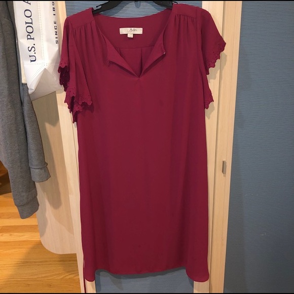 LOFT Dresses & Skirts - Maroon Loft Dress Size S